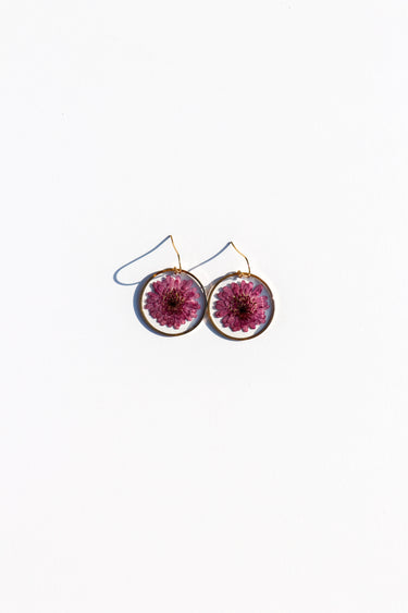 Summer Chrysanthemum Earrings